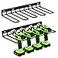 ENONCI 2 Pack Power Tool Organzier Wall Mount Thicked Heavy Duty Drill Holder Drill Storage Rack Organizer for Dewalt Milwaukee Ryobi Cordless Tools
