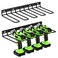 ENONCI 2 Pack Power Tool Organzier Wall Mount Thicked Heavy Duty Drill Holder Drill Storage Rack Organizer for Dewalt Milwaukee Ryobi Cordless Tools