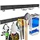 Ultrawall Garden Tool Organizer 48 Inch Garage Tool Organizer Wall Mount Heavy Duty Steel Wall Holders for Tools 400lb Weight Capacity