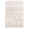 LZPTYYSN Canvas Wall Organizer for Garden Tool Hand Tools Stationery Craft Items and Sewing SuppliesNatural
