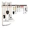 TVKB 51 All Metal Garden Tool Organizer Adjustable Garage Tool Organizer Wall Mount Garage Organizers and Storage with Heavy Duty Hooks Tool Hangers for Garage Wall Shed Garden
