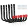 Yisunnan Heavy Duty Garage Storage Hooks Wall Mounted Garden Tools Storage Hook Utility Organizer 79Inch x 75Inch