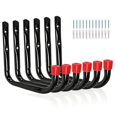 Yisunnan Heavy Duty Garage Storage Hooks Wall Mounted Garden Tools Storage Hook Utility Organizer 79Inch x 75Inch