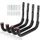 Naikozmo 127 Inch Heavy Duty Large Tool Hanger 4 Pack Wall Mounted Garage Storage Hooks Indoor Outdoor Organizer Rack Load Capacity 50lbs
