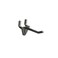 Azar Displays 800072BLK 2Inch Plastic Hook 50PackBlack