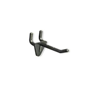 Azar Displays 800072BLK 2Inch Plastic Hook 50PackBlack