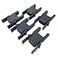COMMANDER TOOLGARAGE ORGANIZATION Commander Tool Garage Organization 5 Pack Locking Milwaukee M18 Holder Snapon Wall Mount for 18v Power Tools Storage System Organizer Black
