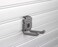 HandiWall 4 Double Hook with Locking Bracket for Tool Storage on Garage Slatwall Panels