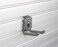 HandiWall 4 Double Hook with Locking Bracket for Tool Storage on Garage Slatwall Panels