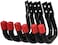 Tetra-Teknica TetraTeknica UH036P Heavy Duty Garage Storage Utility Hooks Color Black 6 per Pack