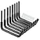 Heavdace Garage Storage Ladder Hooks with 12 Jumbo Arm 8 Pack Heavy Duty Wall Mounted Storage Hanger Utility Organizer for Bicycle Folding Chairs Bike and Garden Tools