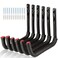 Naikozmo Garage Storage Ladders Hooks 6 Pack Heavy Duty Utility Hanger 98IN Wall Mount Rack Safely Holds 50 Pounds