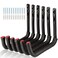 Naikozmo Garage Storage Ladders Hooks 6 Pack Heavy Duty Utility Hanger 98IN Wall Mount Rack Safely Holds 50 Pounds
