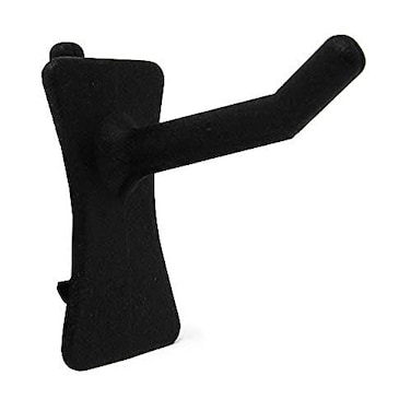 Greenleaf Industries PegPro 1 Hooks Kit for Standard Wood Fiber pegboard Durable Plastic Pegboard Hooks for Garage Kitchen Craft Room and More 1 Hook 24 Pack Black