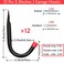 Naikozmo 12 Pack Heavy Duty Steel Garage Storage Hooks 35Inch Wall Mounted J Utility Hanger Holds Up to 50LB