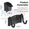 Karbay Wheelbarrow Storage Bracket 90 lbs Capacity Heavy Duty Storage Hook for Most Wheelbarrows Designs Comes with a Spring Loaded Lift Latch Safety Catch Feature