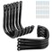 Whrsinlor 10 Pack Garage Storage Hooks Heavy Duty Organizer Utility Hook Wall Mount System Hangers for Ropes Boots Shovels Garden Tools Bulk Items 55Inch x 42Inch