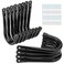 Whrsinlor Garage Storage Hooks 35Inch Heavy Duty Wall Mounted Garage Utility Hooks 12 Pack Hangers Great for Tools Bikes Ladders Chairs