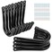 Whrsinlor Garage Storage Hooks 35Inch Heavy Duty Wall Mounted Garage Utility Hooks 12 Pack Hangers Great for Tools Bikes Ladders Chairs