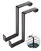 NACETURE Garage Ceiling Hook Steel 100 Steel 2 Pack Z Style 2 inches 8 inches 4 inches 35 pounds Ceiling Rack S Hooks Garage Storage and Organization