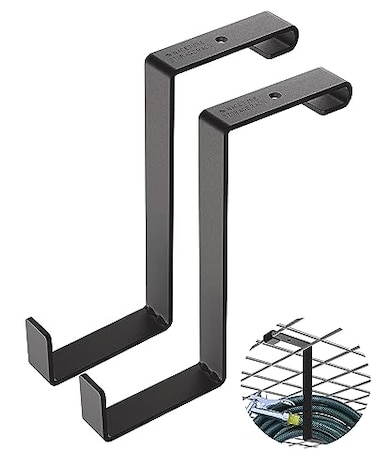 NACETURE Garage Ceiling Hook Steel 100 Steel 2 Pack Z Style 2 inches 8 inches 4 inches 35 pounds Ceiling Rack S Hooks Garage Storage and Organization