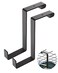 NACETURE Garage Ceiling Hook Steel 100 Steel 2 Pack Z Style 2 inches 8 inches 4 inches 35 pounds Ceiling Rack S Hooks Garage Storage and Organization