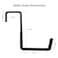 Gueryee Rafter Hanger Hook 2 Pcs Large S Hooks Upgraded Fence Hangers Ladder and Bike Hanging Hooks for Storage Heavy Duty Garage Utility Rafter Hook for Hanging Hose Plants Chairs and More