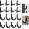 HUIKANGSHENG 16 Pcs LHooks JHooks for Garage Shelving Industrial Storage Racks UVResistant Supports Up to 40 lbsCompatible with Keyhole Slots