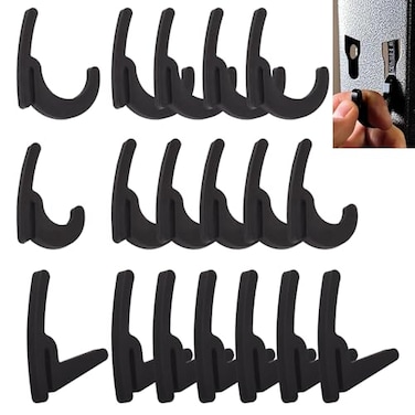 WHMYZHL Universal Hooks for Garage Shelving and Industrial Storage Racks Compatible with Keyhole Slots Including JL HeavyDuty Hooks for Garage Shelving UVResistant Holds up to 40 lbs
