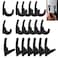 WHMYZHL Universal Hooks for Garage Shelving and Industrial Storage Racks Compatible with Keyhole Slots Including JL HeavyDuty Hooks for Garage Shelving UVResistant Holds up to 40 lbs
