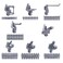 TROPEK 71piece Bracket Kit Compatible with Wall Control Assorted Hooks to hangscrewdrivers sockets Pliers Hammers Calipers Merchandise Scissors Paint Brushes for Tool wall Organization