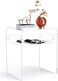 solaround Clear Acrylic End Table 2Tier Bedside nightstand for Living Room Bedroom Home Decor Clear