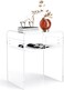 solaround Clear Acrylic End Table 2Tier Bedside nightstand for Living Room Bedroom Home Decor Clear