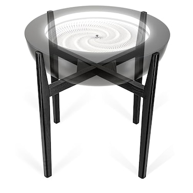 HoMedics Drift Sandscape Solid Wood Sand Table Stand Compatible with drift 21 ST400BK ST400CE Black Walnut Stand Only Drift Sold Separately