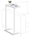 TUTOTAK C Shaped End Table Small Side Table 287 inch Tall Couch Table Sofa Table Living Room Bed Room White TB01BW071