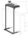 TUTOTAK C Shaped End Table Tray Table Small Side Table 287 inch Tall Couch Table Tv Tray Sofa Table Living Room Bed Room Black TB01BK071