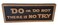 ABI Woodworking DO or do not There is no Try Yoda quote plaque