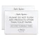 Reilly Originals 35x5 INCH Small Elegant Designer Acrylic Bathroom Sign Septic System Includes Adhesive Washable Premium Glossy finish 2