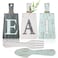 Jetec Cutting Board Eat Sign Set Hanging Art Kitchen Eat Sign Farmhouse Fork and Spoon Wall Decor Rustic Primitive Country Kitchen Decor for Home over Cabinet DecorationGray White Blue