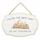Open Road Brands Disney Winnie the Pooh Youre the Best Part Hanging Wood Wall Decor Adorable Winnie the Pooh Sign for Home