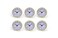 SJT ENTERPRISES, INC. SJT ENTERPRISES INC 6Pack 25 Craft White Clock Insert with Gold Plastic Rim Quartz Movement Battery NOT Included SJT00028