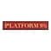 Open Road Brands Harry Potter Platform 9 34 Wood Wall Decor Fun Harry Potter Sign for Bedroom or Movie Room