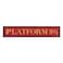 Open Road Brands Harry Potter Platform 9 34 Wood Wall Decor Fun Harry Potter Sign for Bedroom or Movie Room