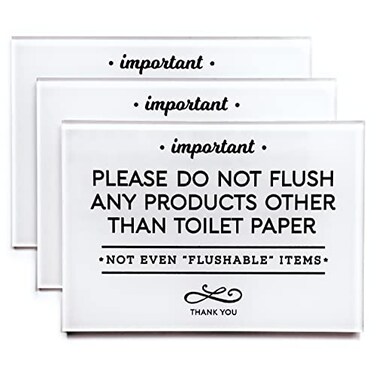 Reilly Originals 35x5 INCH Small Elegant Acrylic Sign With Adhesive PACK OF 3