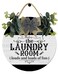 Hilonret Laundry Room Loads Of Fun SignCute DecorRustic Round Wooden WreathNew Home Housewarming Gift For All Seasons Spring Summer Winter Autumn Fall