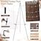 OurWarm Seating Chart for Wedding Reception Display 236x157 Inch Rustic Wooden Wedding Seating Chart Board Find Your Seat Wedding Signs for Reception Decor Fits Display 4x6 Inch Cards