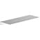 Danpoo 16 inch Floating Shelf for Wall Organizer Storage Display Shelf Metal Wall Shelf for Bathroom Living Room Kitchen BedroomSilver