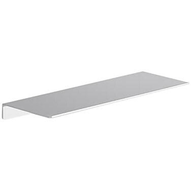 Danpoo 16 inch Floating Shelf for Wall Organizer Storage Display Shelf Metal Wall Shelf for Bathroom Living Room Kitchen BedroomSilver