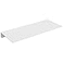 Danpoo 12 inch White Metal Wall Shelf Small Floating Shelf for Wall Organizer Storage Display Shelf for Bathroom Living Room Kitchen Bedroom