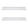 AZSKY 24 Inch Picture Ledge Shelf Floating Shelves Wall Mounted Set of 2 White